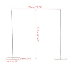 Metal Arch Rack Flower Vine Balloon Display Frame Stand Wedding Party Decor