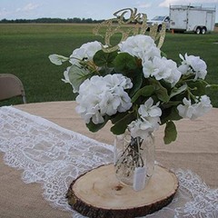 Your Chair Covers – 90 x 132 Inch Rectangular Rustic Jute Natural Burlap Tabl…