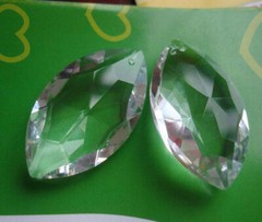 20Pcs Horse Eye Chandelier Glass Crystal Lamp Prism Part Hang Pendant Suncatcher