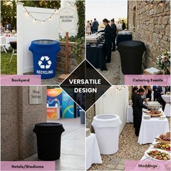 Your Chair Covers – Spandex Trash Can/Waste Container Covers