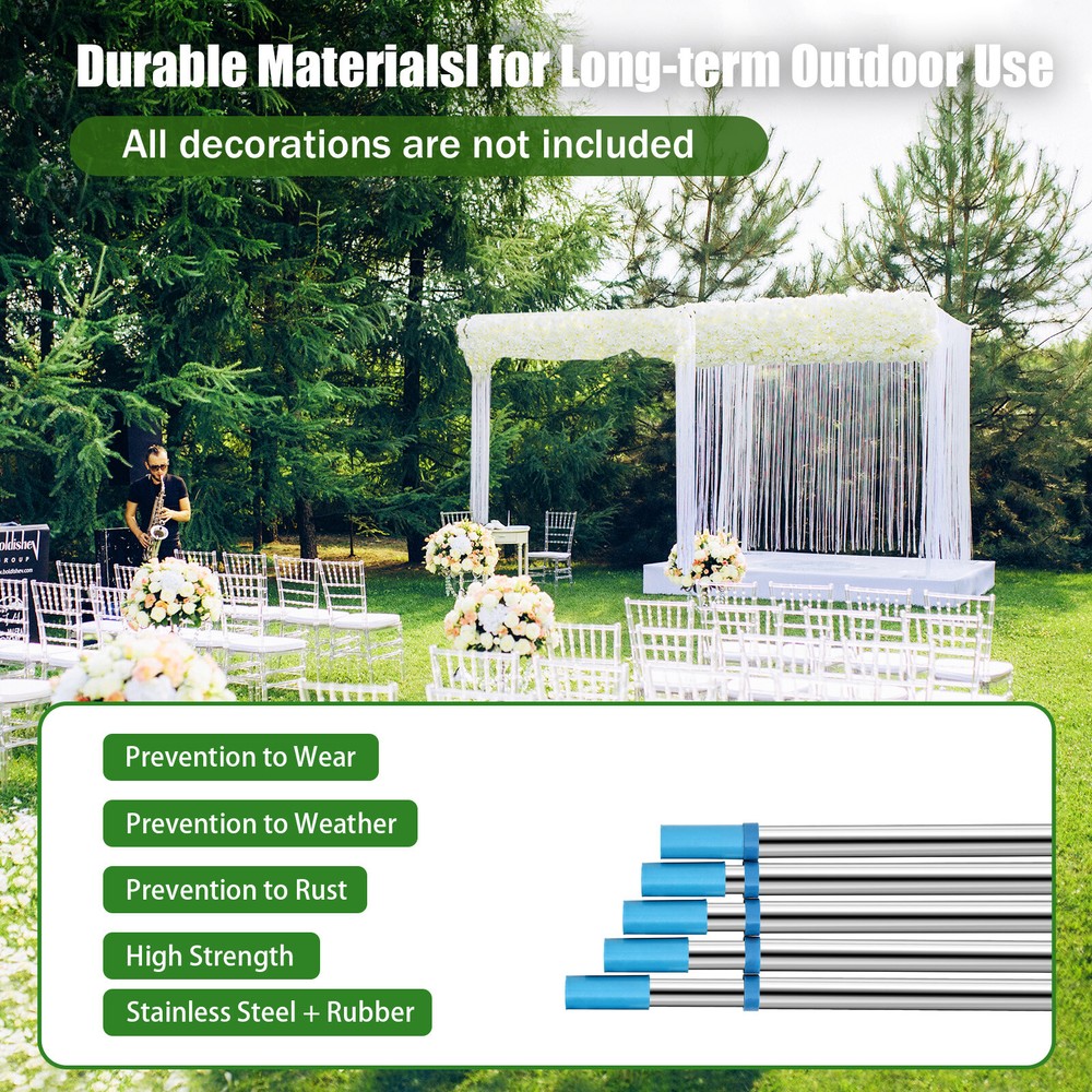 10’x50′ Backdrop Stand Pipe Kit,Background Support System Curtain Frame HOT NEW！