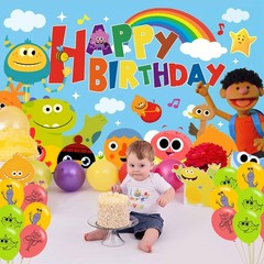 Super Simple Songs Birthday Party Decoration,Super Songs Party Photo Backgrou…