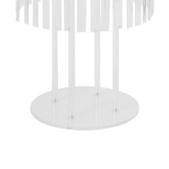 5-Tier Flower Stand for Wedding, Crystal Flower Stand