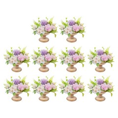 10 Pcs Metal Planter Elegant Wedding Centerpieces Vase for Wedding Party Decor