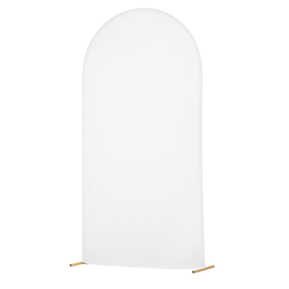 Uimoso Metal Arch Backdrop Stand with Cover Set, 7.2 x 4 ft