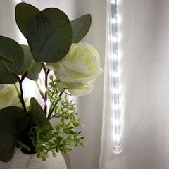 8 pcs Clear 96-Inch LED Tube Meteor Rain Event Lights PArty Garlands Decorations
