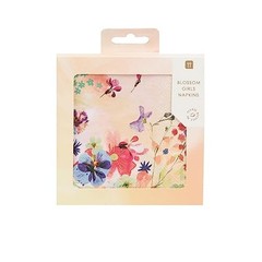 Talking Tables BG-CNAPKIN Blossom Tea Party Floral Napkins, Pack of 20, 25 x
