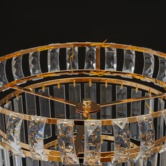 Gold Flower Stand, Wedding Flower Stand, 4 Tier Floor Standing, Countertop Mount