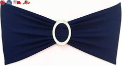 50PCS Spandex Chair Sashes with Buckle Stretchable Chair Bands for Wedding & Eve