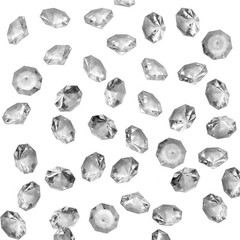 47pcs Acrylic Diamond Gems Pirate Plastic Gem Large Acrylic Gem Jewel Bulk Clear