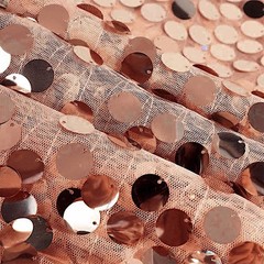 BLUSH 8×8 ft Big Payette Sequined BACKDROP CURTAIN Wedding Events Decorations