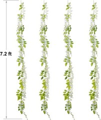 Guirnalda de flores artificiales para decoración floral de arco de boda US NUEVO
