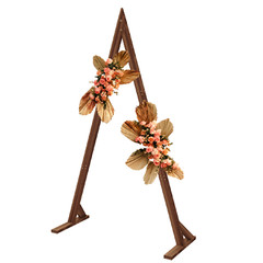 Extra Tall Natural Pine Wood Wedding Arch Backdrop Stand Party Events Decoration