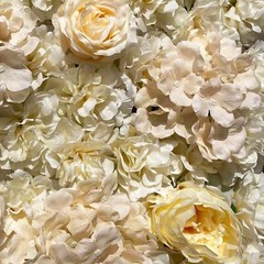 6pcs Artificial Flower Wall Hydrangea Panel Mat Pad Wedding Backdrop 60×40 cm
