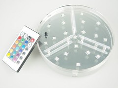New Technology LED Vase Crystal Base Lights Waterproof Multicolor MultiFunction