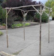 Driftwood Chuppah Wedding Arch Arbor Canopy Huppah Jewish Ceremony H 7 ft W 6 ft