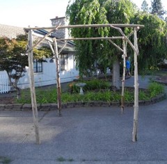 Driftwood Chuppah Wedding Arch Arbor Canopy Huppah Jewish Ceremony H 7 ft W 6 ft