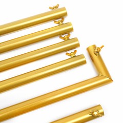 Metal Wedding Arch Frame Gold Iron Garden Party Stand Backdrop Flower Display