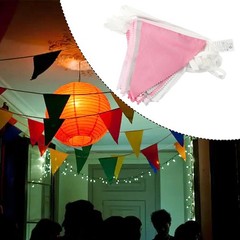 10M/33Ft Multicolor Bunting Banner Wedding for Birthday Baby Shower Party Decor
