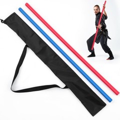 ShinyRelief 2 Pcs Foam Padded Sticks Martial Arts Training Stick, Foam Padded…