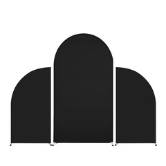 Set of 3 Wedding Arch Cover 2-Sided U-Shaped Spandex Arch Backdrop Cover Decor