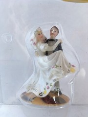 Holiday Time 2005 Victorian Collection Just Married Bride and Groom