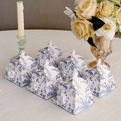 25 Mini Teapot 4″ Gift Boxes with Floral Print Party Events Home Decorations