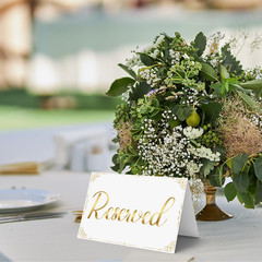 20 PCS Reserved Signs for Wedding Reserved Table Signs for Wedding Engagement Br