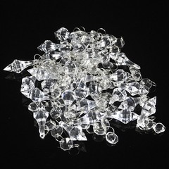 30 Acrylic Crystal Clear Bead Garland Hanging Chandelier Wedding Decor Supplies