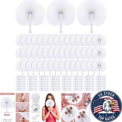 DIY-Friendly Bulk Paper Fans – 100 Round 9-Inch Wedding & Party Essentials