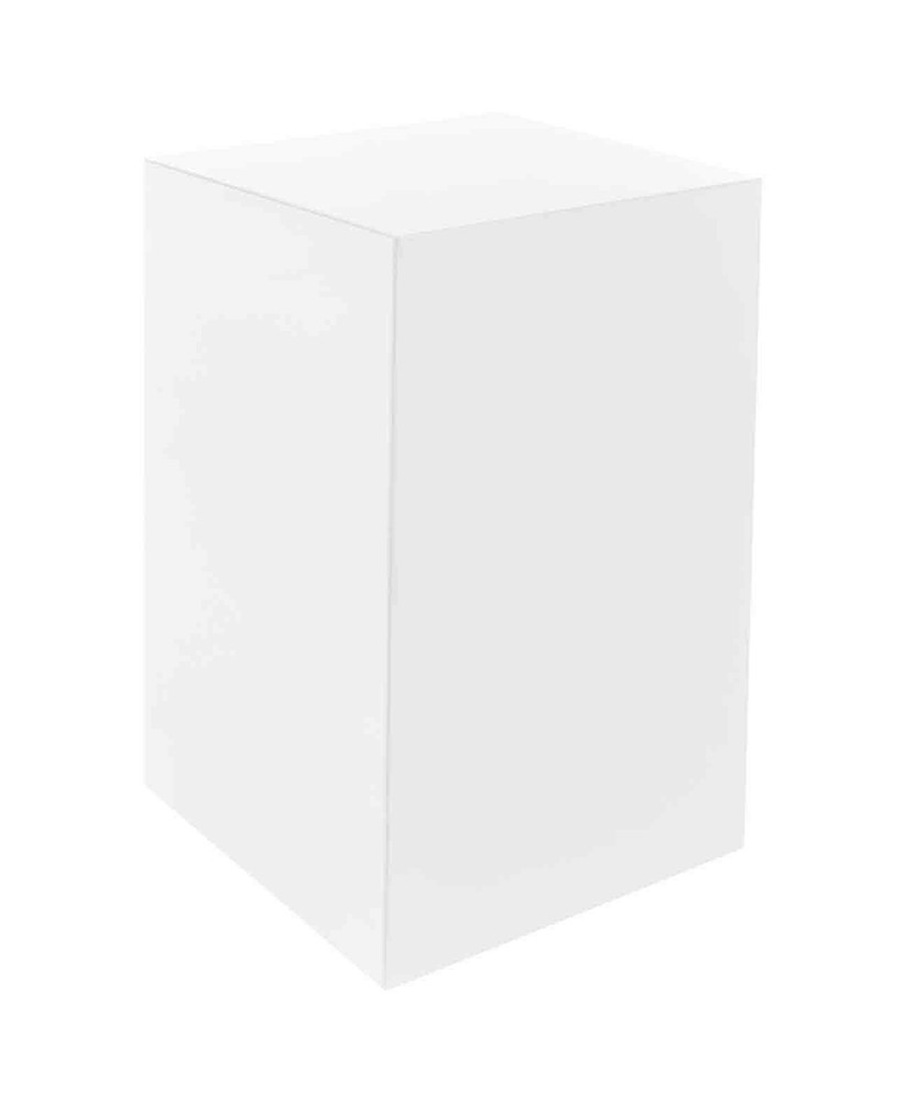 Acrylic Socle Pedestal 12″ x 12″ x 24″ Display Stand White Plinth