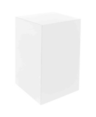 Acrylic Socle Pedestal 12″ x 12″ x 24″ Display Stand White Plinth