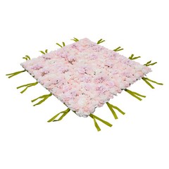 Artificial Silk Flower Wall Panel 1m��1m – Roses & Hydrangeas Wedding Backdrop