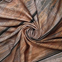 3 Brown Fitted Spandex Round Top Backdrop Stand Covers Set Wooden Design Party