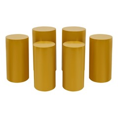 6 Pedestal Stand Party Iron Round Column Riser Wedding Party Display Decoration