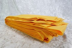 20 New Yellow/Golden Chair Sashes 4″ Wide 108″ Long Fully Stitched Edges