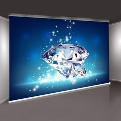 Luxurious 10x7ft Wedding Backdrop with Diamond Gems – No Glitter, Just Glam