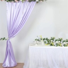 8×10 ft LAVENDER Satin CURTAIN Wedding Photography Backdrop Panel Party