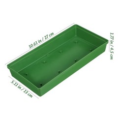 10 PK Floral Foam Trays Rectangular Cage Holder Spikes Reservoir 10.6 Inch