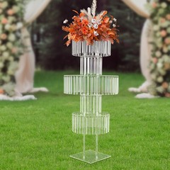 Flower Stand for Wedding, Crystal Flower Stand 5-Tier US US