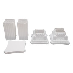 4pcs Roman Pillar Flowerpot Holder Wedding Column Landscape Venue Decor
