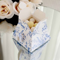 25 Mini Teapot 4″ Gift Boxes with Floral Print Party Events Home Decorations