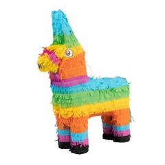 16″ x 22″ Assorted Colorful Paper Donkey Pinatas for Fiesta Party Decorations