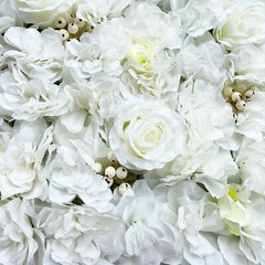 12* Artificial Flower Wall Panel Wedding Backdrop Event Party Flower Wall Panel