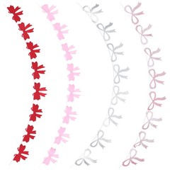 Mother’s Day Butterfly Flag Baby Shower Bow Garland for Coquette Room