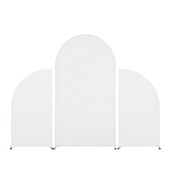 Set Of 3 Wedding Arch Cover Double Sided High Elasticity Arch Backdrop Decor