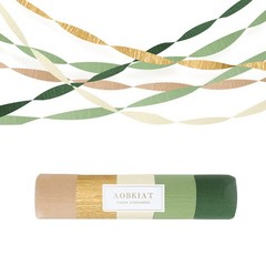 AOBKIAT Wedding Party 1.8 inches wide x 82 feet long, Olive Green