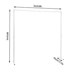Wedding Square Arch Backdrop Metal Stand Flower Frame For Party Wedding Decor