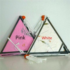 Thailand Handmade Paper Lantern Dried Flower Paper Lampshades Home Hanging Decor
