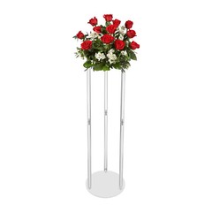 10pcs 80cm Acrylic Artificial Flower Vase Stand Wedding Centerpieces Decoration